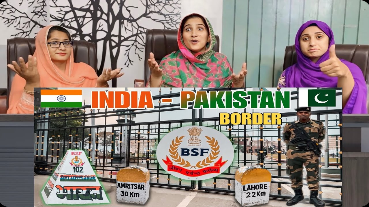 India Pakistan Attari Wagha Border Retreat Ceremony - India Pakistan War on Border - Attari Wagha 
