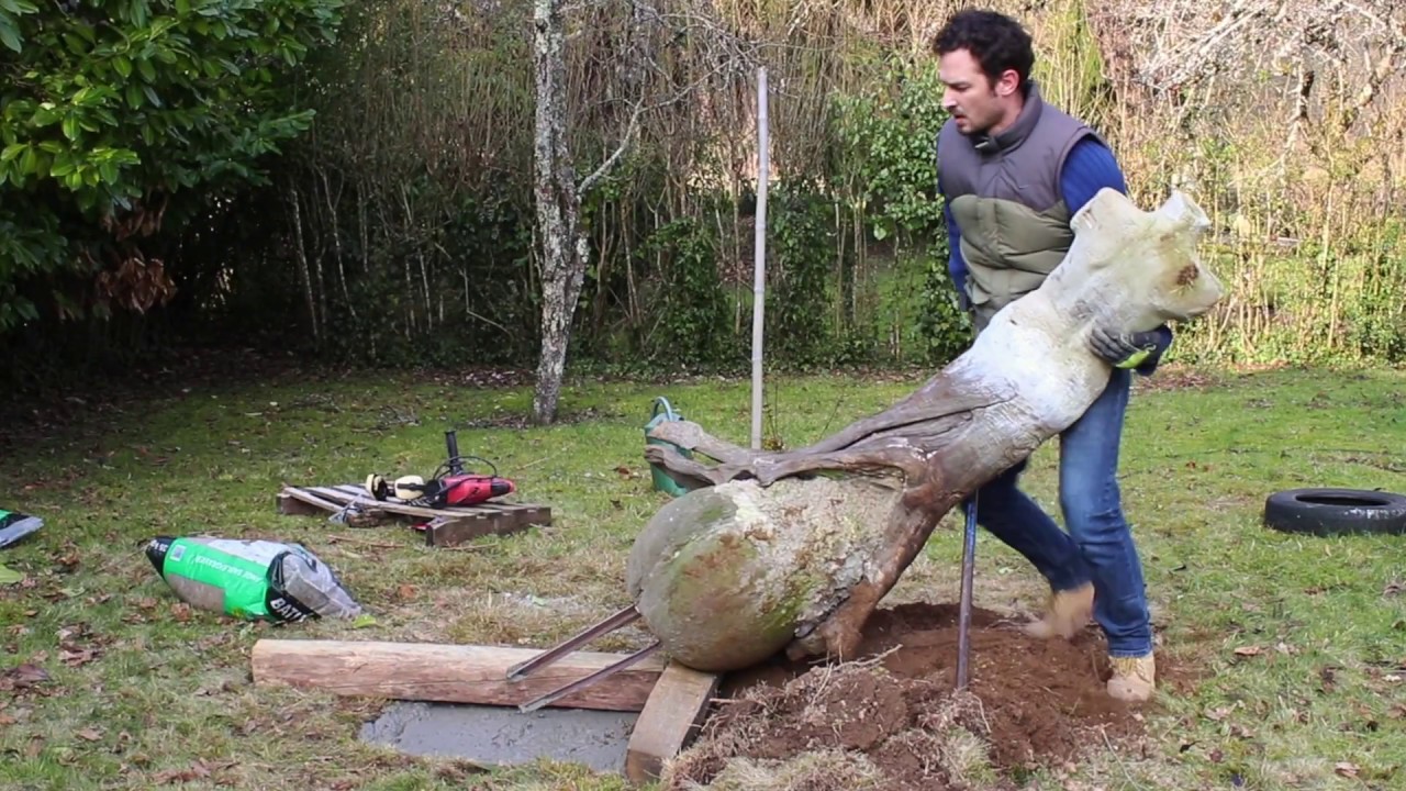 BOUGER UNE SCULPTURE de 250 KILO !!!