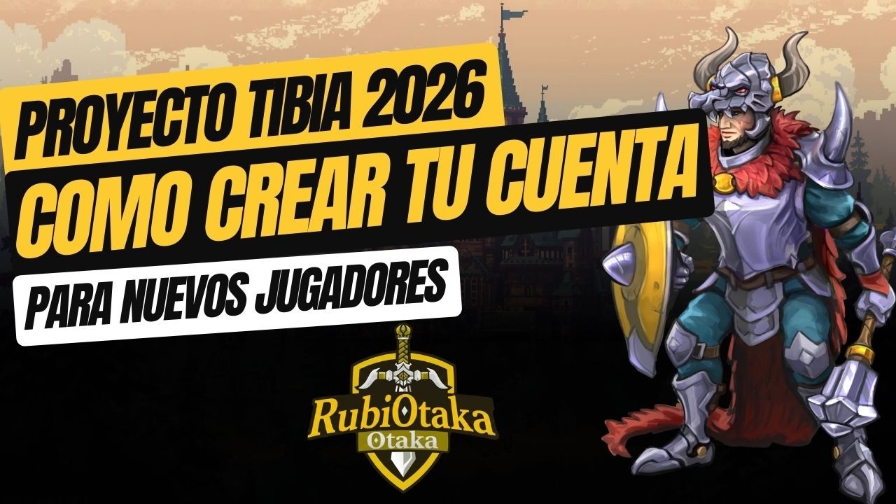 TIBIA 2026🔵#05| CREA TU CUENTA PASO A PASO| PARA NUEVOS JUGADORES 2026