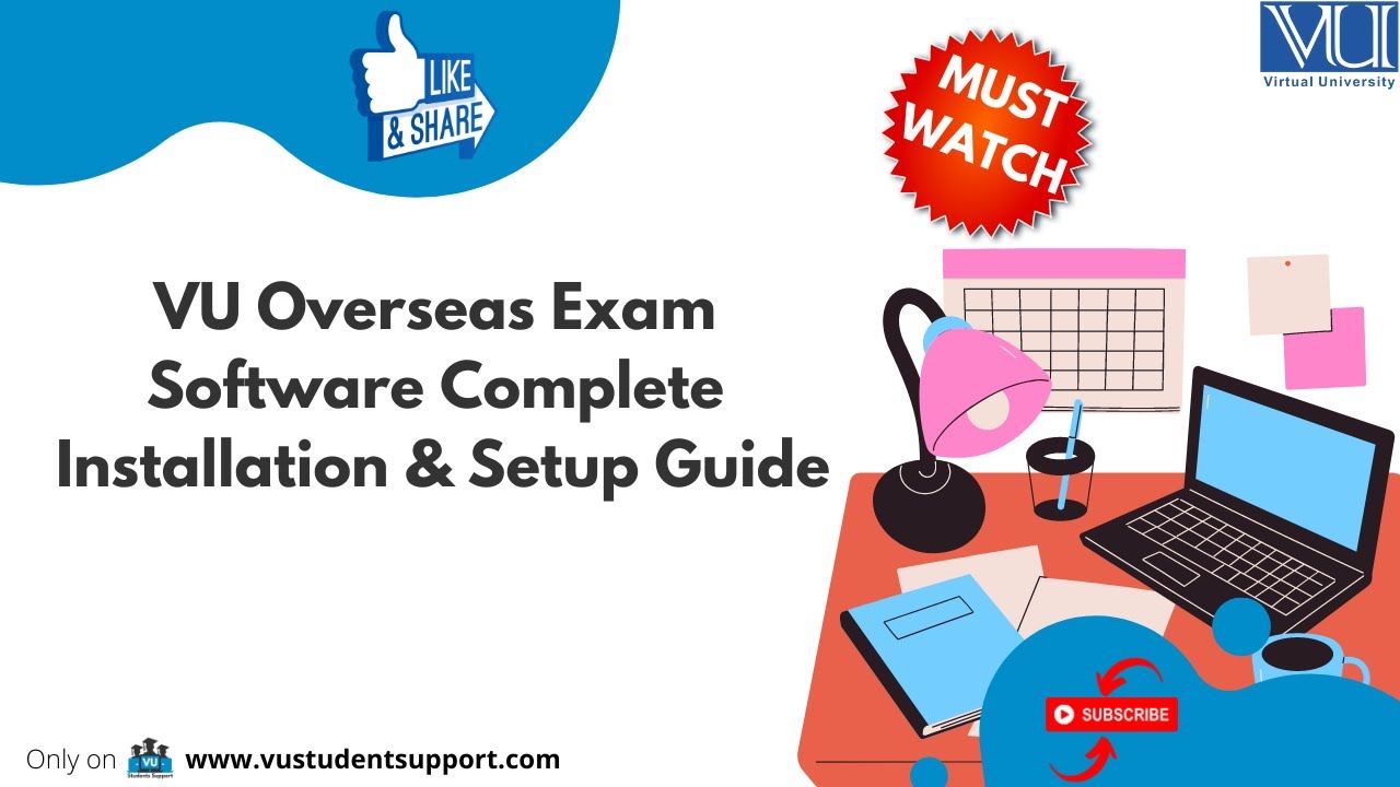 VU overseas exam software | Complete setup guide PART 4