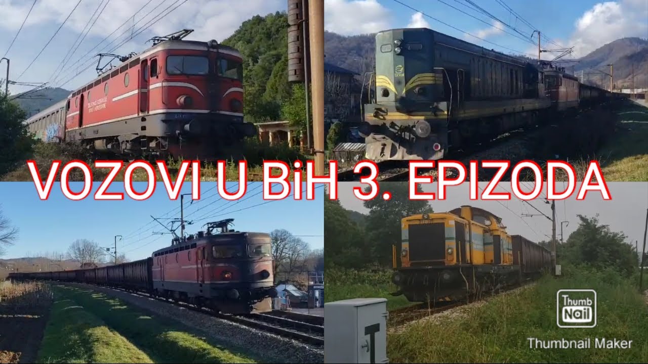 Vozovi u BiH 3. dio (putnički i teretni vozovi)/ Trains in Bosnia (3rd part)