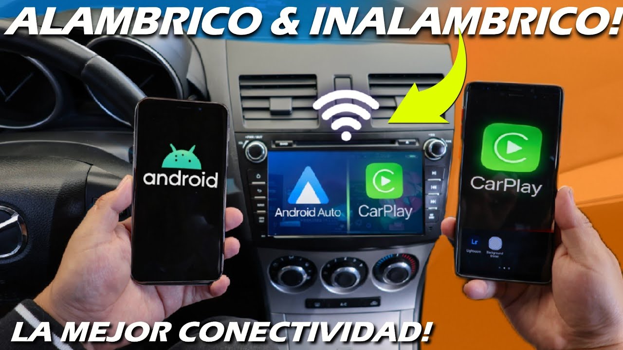 ¡Android Auto y CarPlay ALÁMBRICO e INALÁMBRICO en CUALQUIER AUTO! 🤯