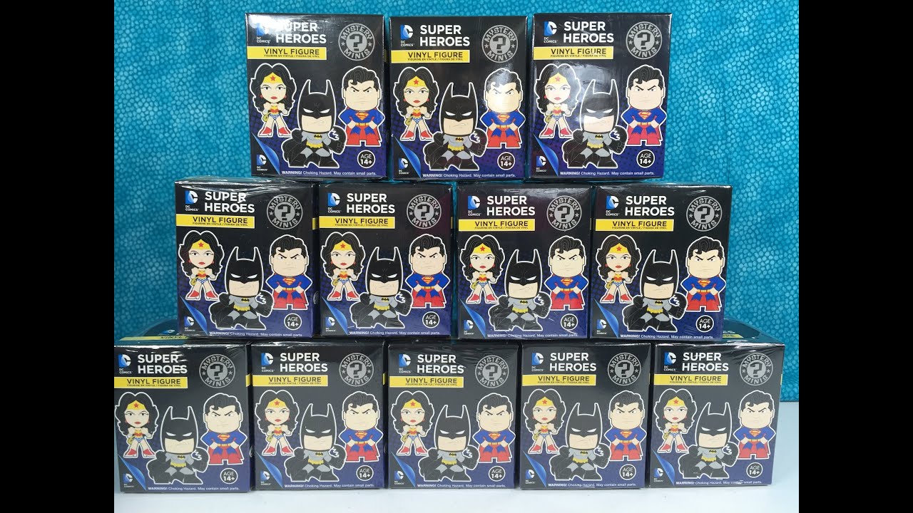Full Case DC Comics Super Heroes Funko Mystery Minis Unboxing