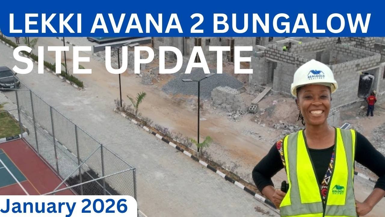 LEKKI AVANA 2 SITE UPDATE|| JANUARY 2026 IBEJU LEKKI