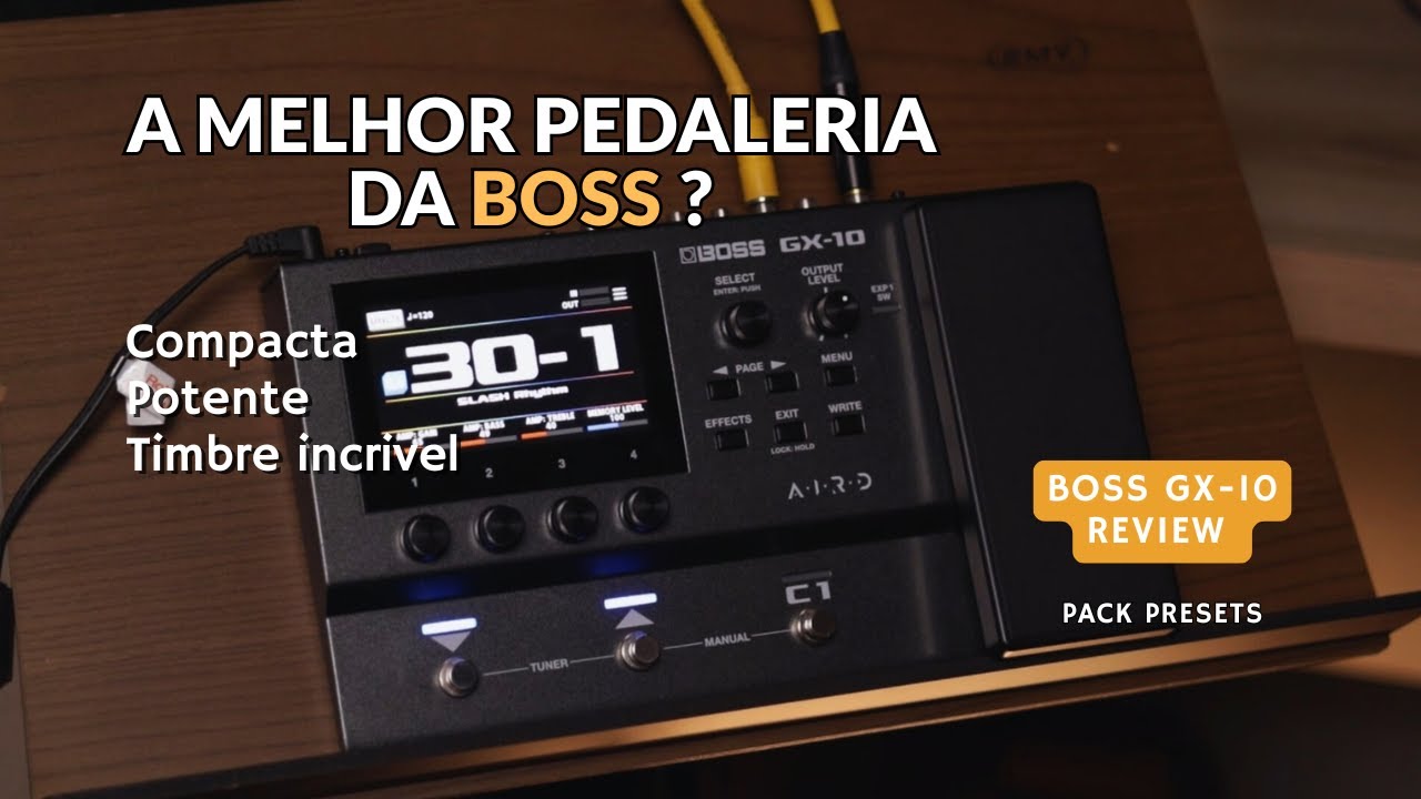 Essa &eacute; a MELHOR PEDALEIRA da BOSS? l Boss GX-10