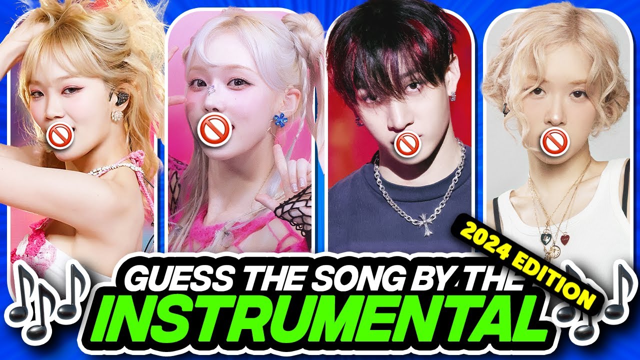 ⭐️ GUESS 50 KPOP SONGS BY THE INSTRUMENTAL [2024 EDITION] - FUN KPOP GAMES 2024