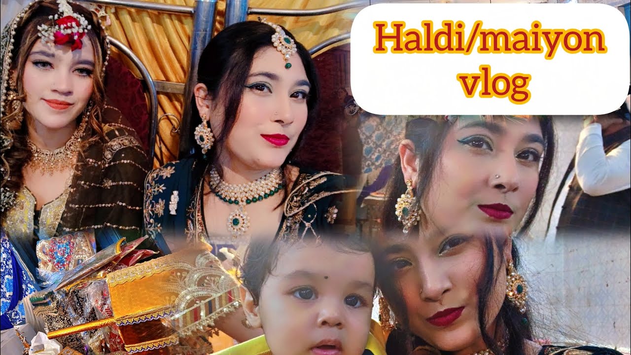 Haldi function vlog#haldi #haldiceremony #weddingrituals #muslimwedding #wedding #shaadiseason #vlog