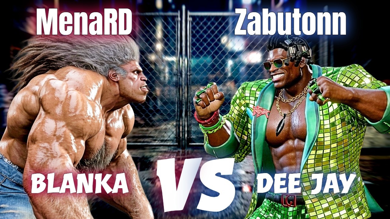 SF6 🔥 MenaRD (Blanka) Vs Zabutonn (Dee Jay) 🔥 Street Fighter 6