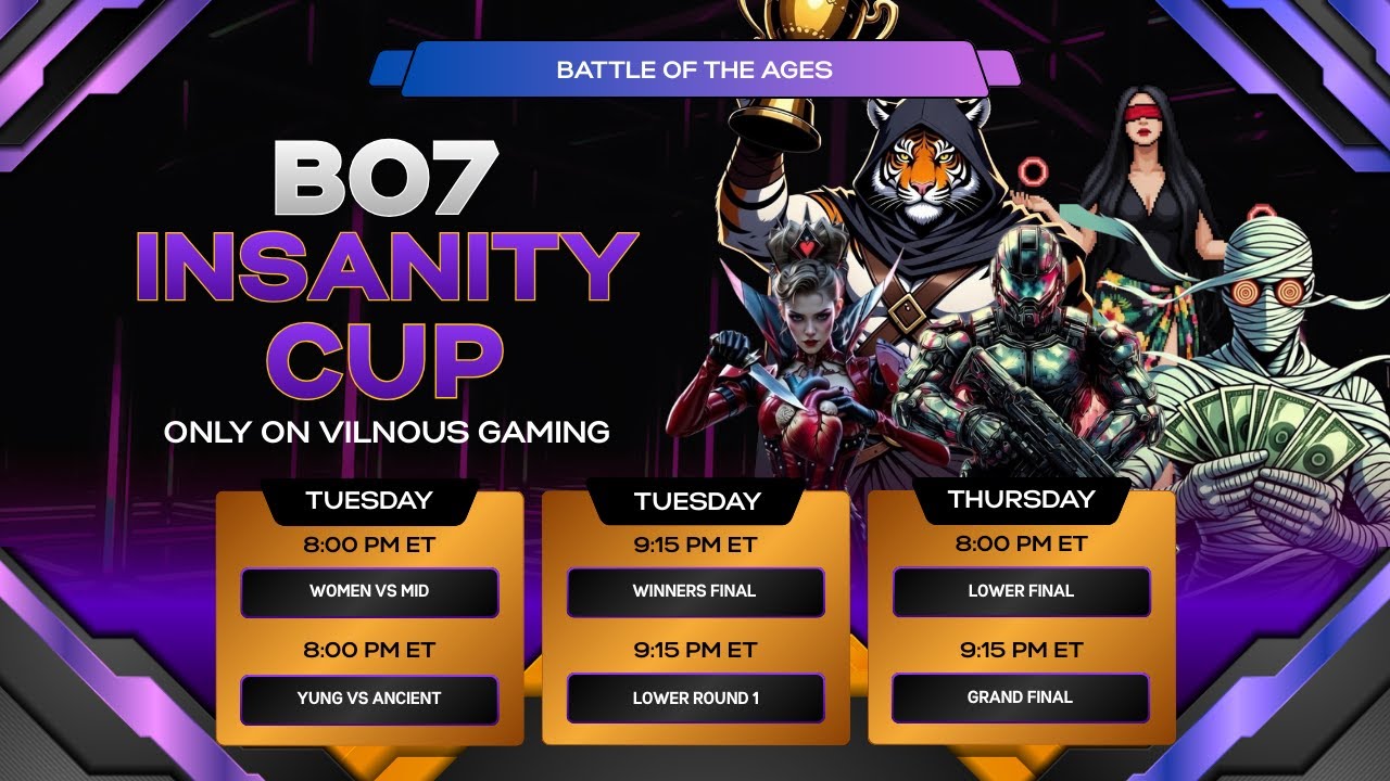 BO7 INSANITY CUP | DAY ONE | BATTLE OF THE AGES