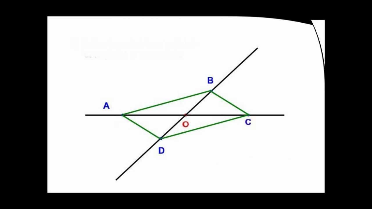 Savoir tracer un parall&eacute;logramme