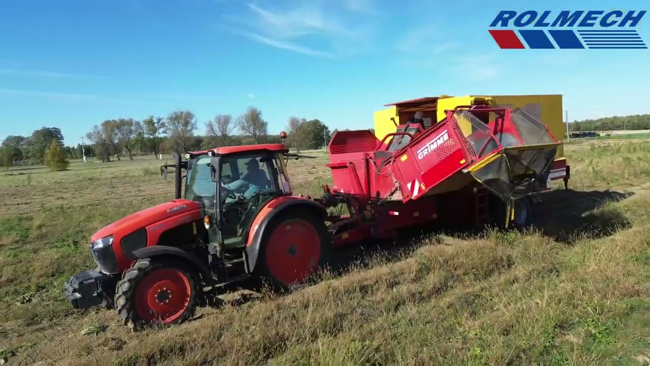 Wykopki ziemniaków 2024! Kubota M5111 & Grimme SE 140! ROLMECH