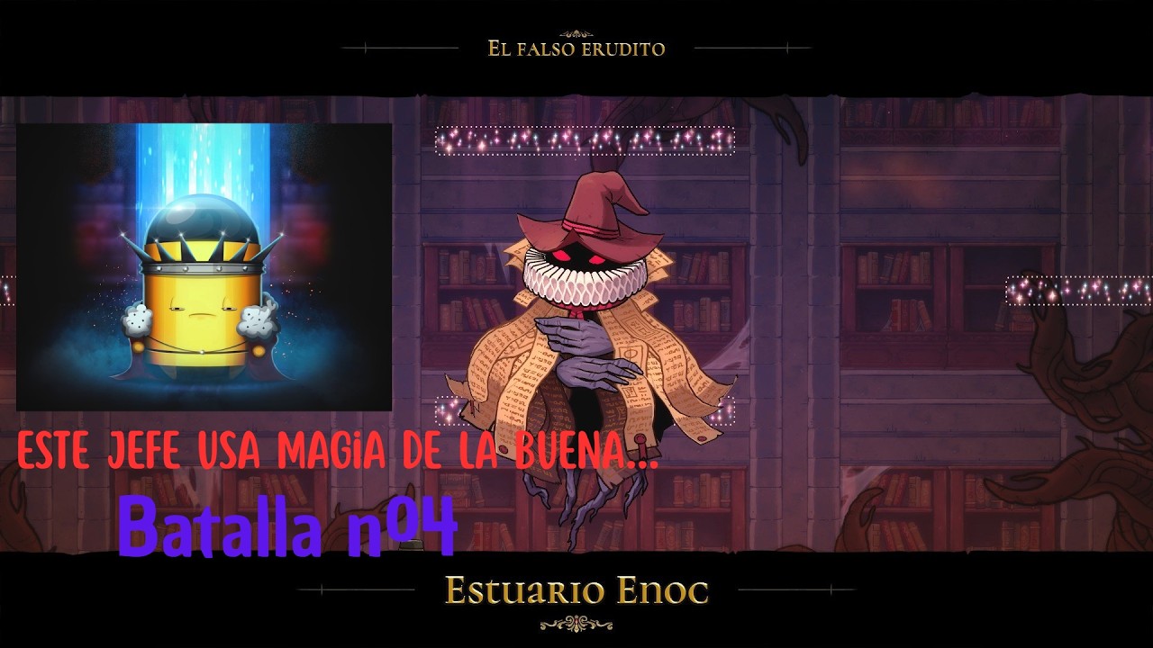 Estuario Enoc VS Lancero de dragones. Jefe 4 de Rogue Legacy 2. ¡Por poco no salgo de esta!