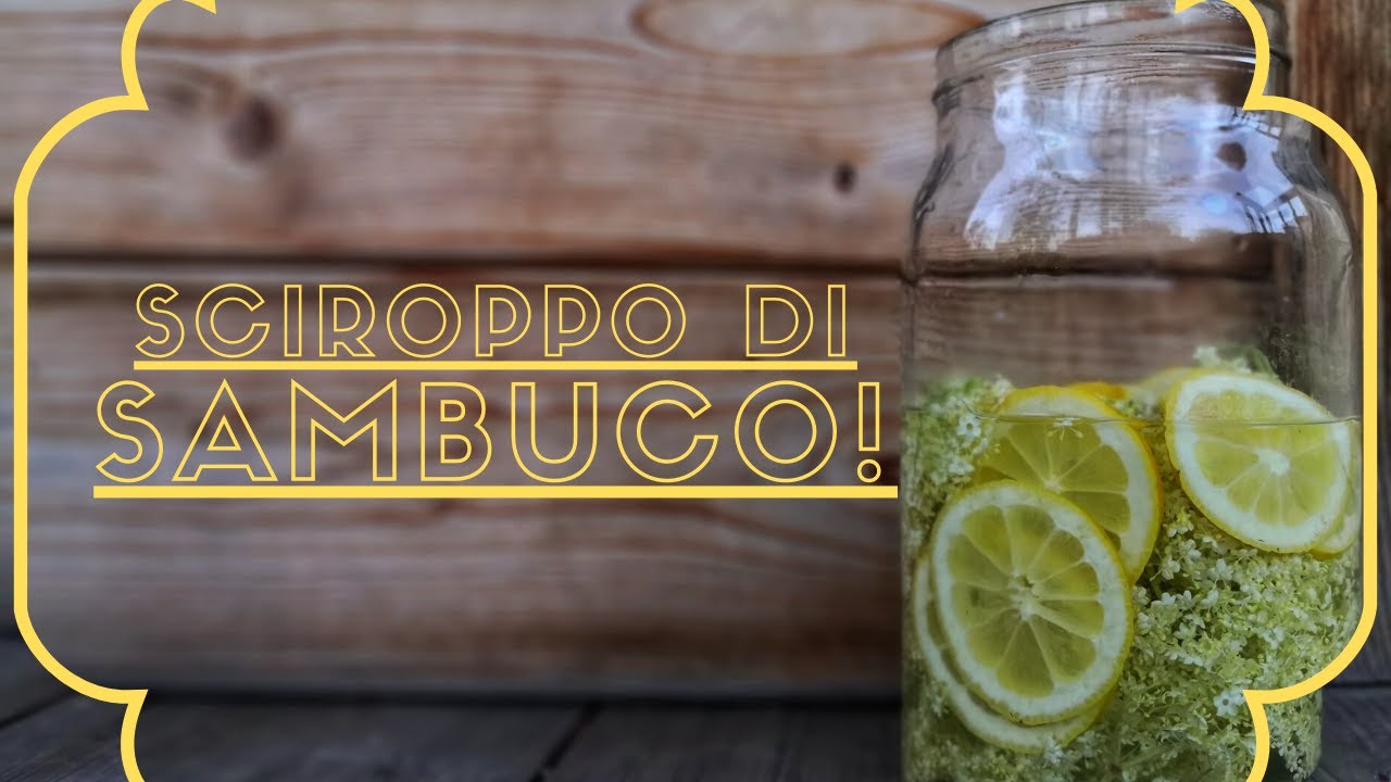 Sciroppo di Sambuco dai fiori. Per bevande e spumante.