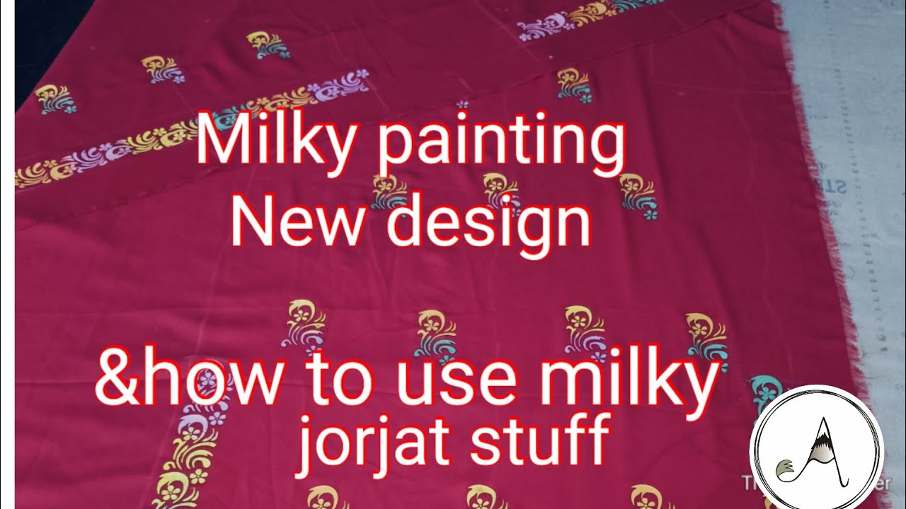 Milky painting new design /suit painting