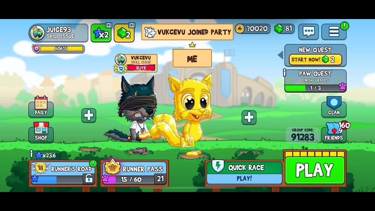 Fun run 3 Vukcevu for fox