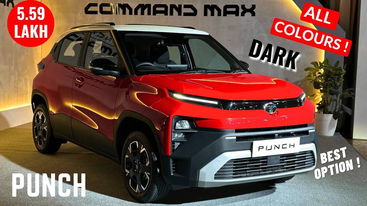 2026 Tata Punch Facelift All 6 Colours - DARK Edition ? White, Red, Grey, Orange,Blue,Silver | Punch