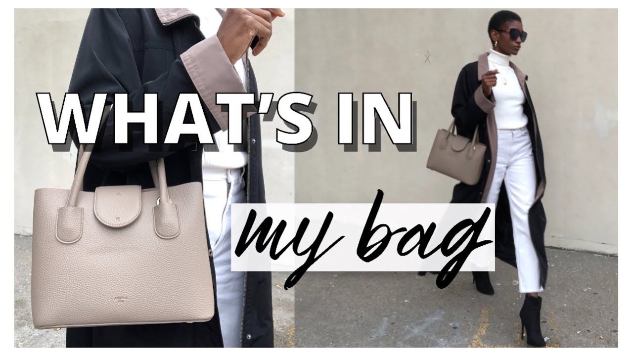 WHAT’S IN MY BAG 2021 | Angela Roi VEGAN Luxury Handbag