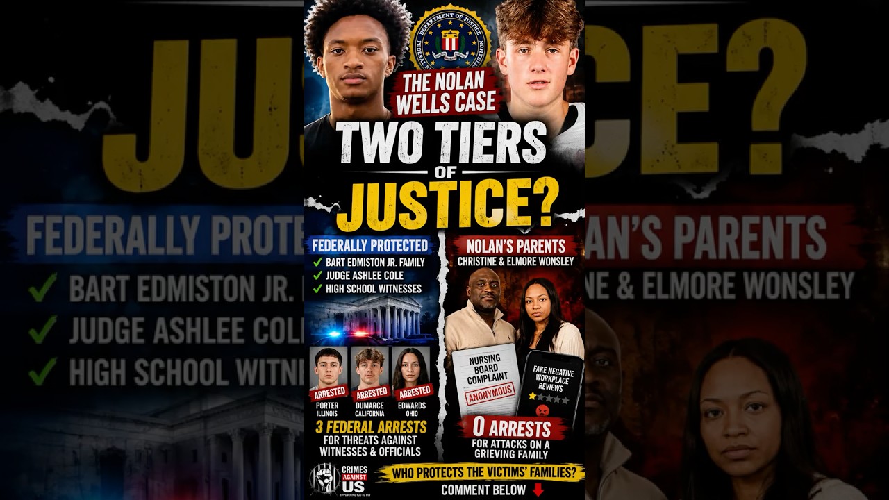 3 FBI Arrest...But who protected Nolen Wells' parents? #justice #crimenews  #shorts  #breakingnews
