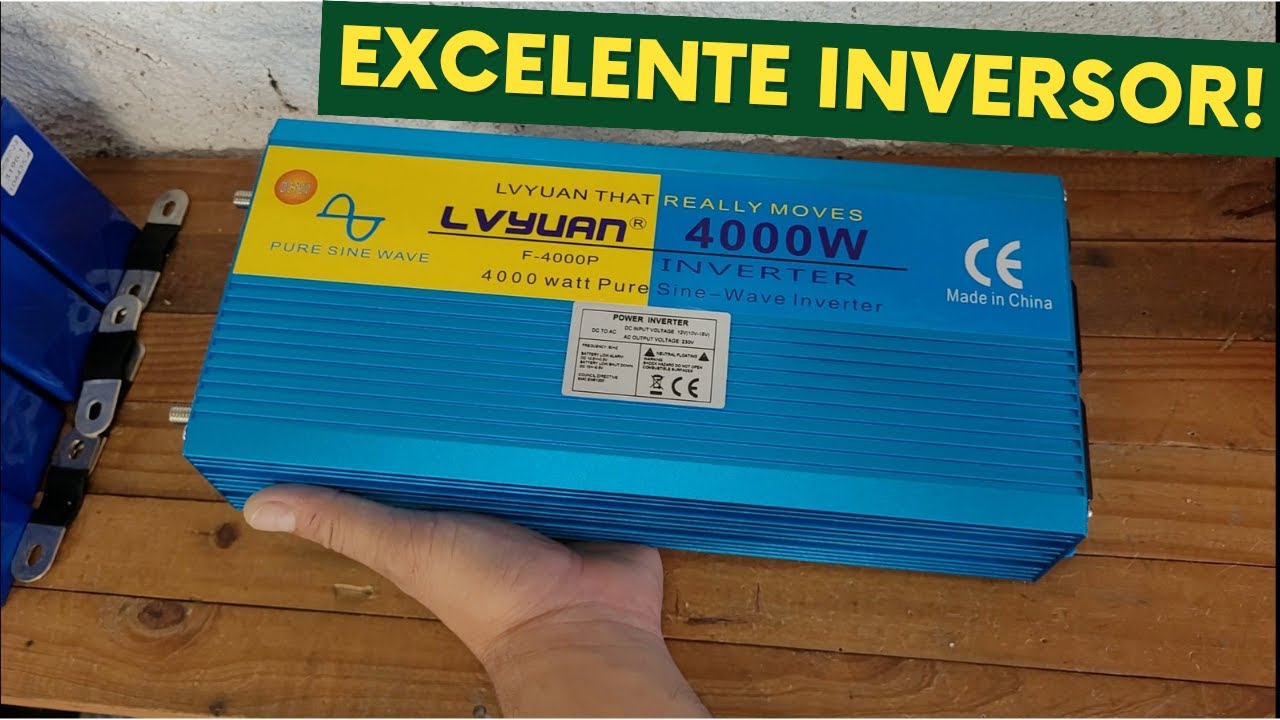 INVERSOR LVYUAN 2000W/4000W, UM EXCELENTE Inversor OFF-GRID Para Usar no Sistema de  ENERGIA SOLAR!