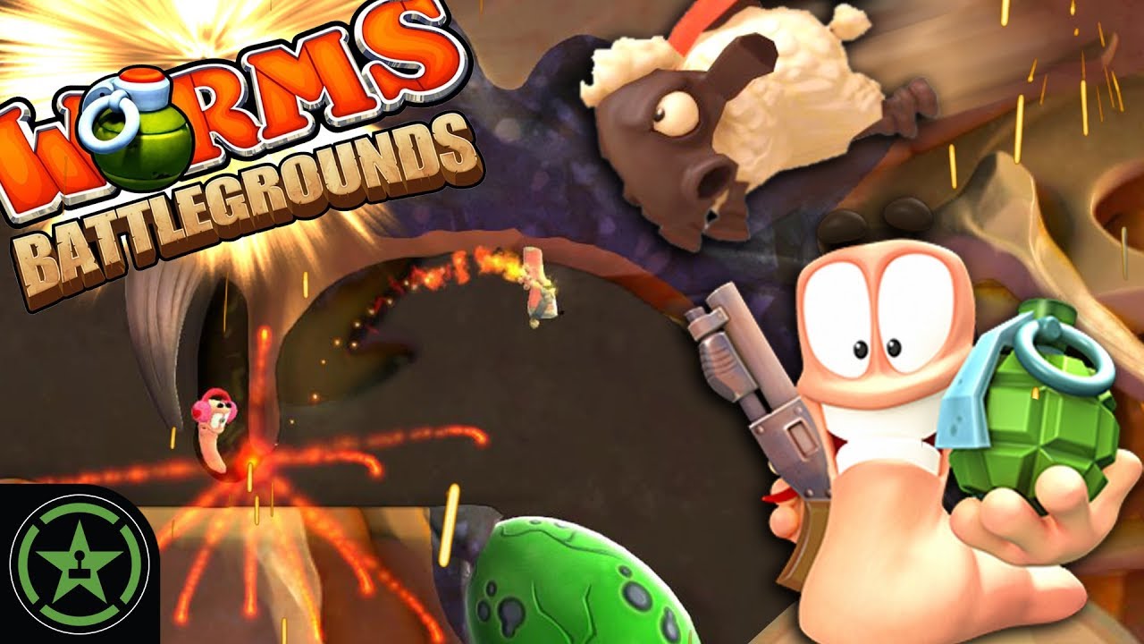 IT'S ALL BUSTED - Worms Battlegrounds - Worms MAYhem | Let's Play