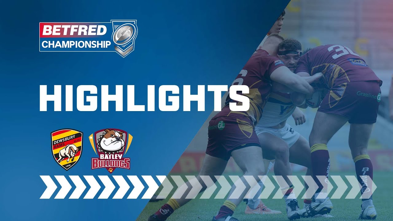 Highlights | Dewsbury Rams v Batley Bulldogs