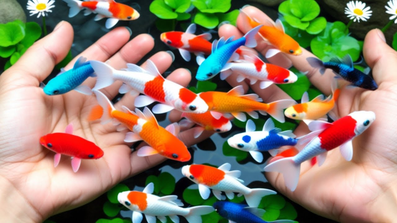 Unboxing IKan Hias Warna Warni,Ikan Cupang,Ikan Koi,Ikan Komet,Ikan Koki,Kura Kura Brazil,Guppy lucu