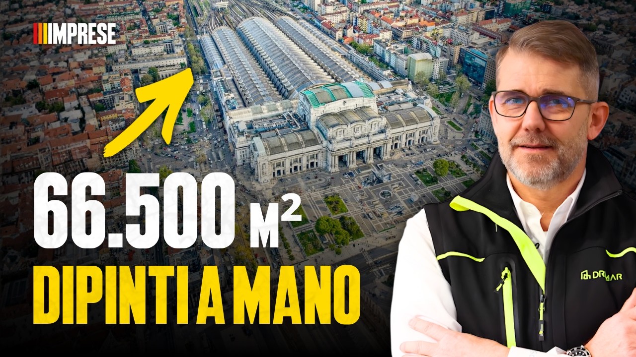 66.500 m² dipinti a mano sulla Stazione Centrale di Milano: il restauro epico di Dremar