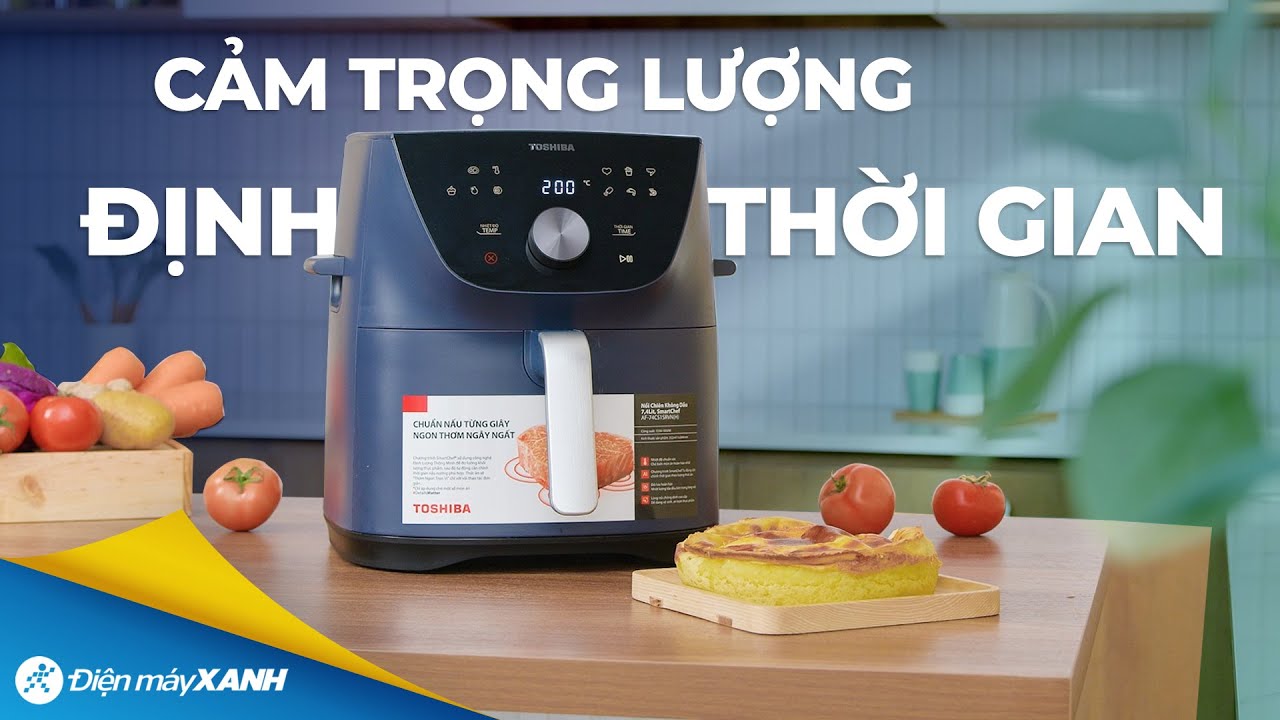 Chiếc NỒI CHIÊN KHÔNG DẦU biết kiểm soát nhiệt độ, tự cảm khối lượng để định thời gian