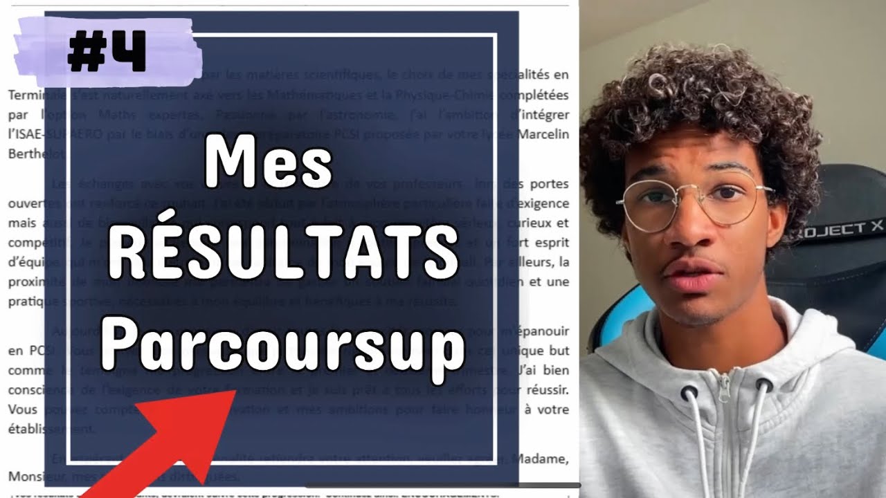 PARCOURSUP - Les RÉSULTATS de mes VOEUX et mon EXPÉRIENCE !!! (j'ai eu peur)