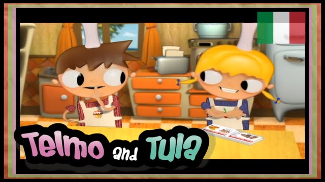 Telmo e Tula - Toast con la Mela - cartone e ricette per bambini
