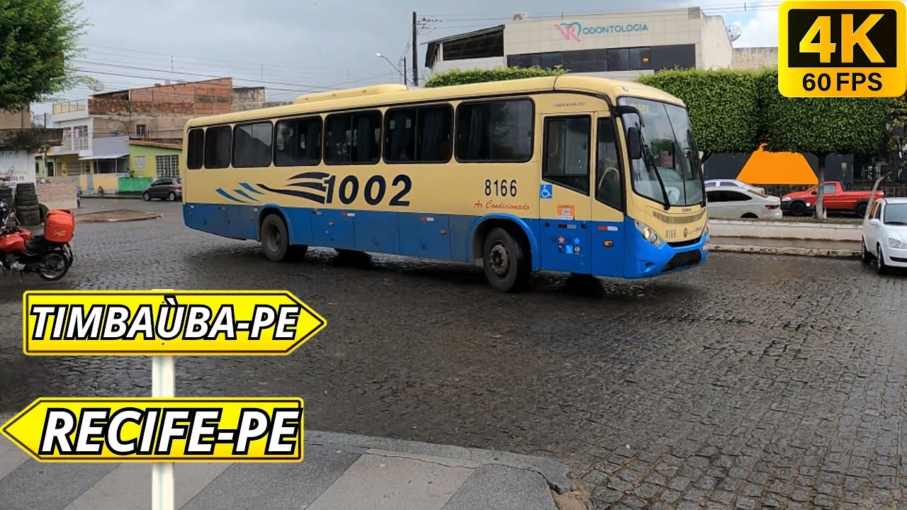 Timbaúba x Recife - Viagem De Ônibus De Expresso 1002