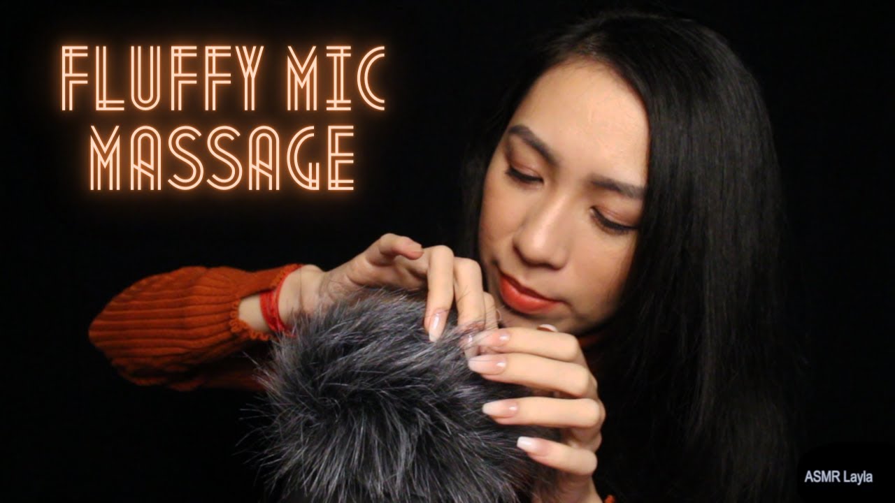 Массаж с пушистым микрофоном ASMR ❤️ успокаивает