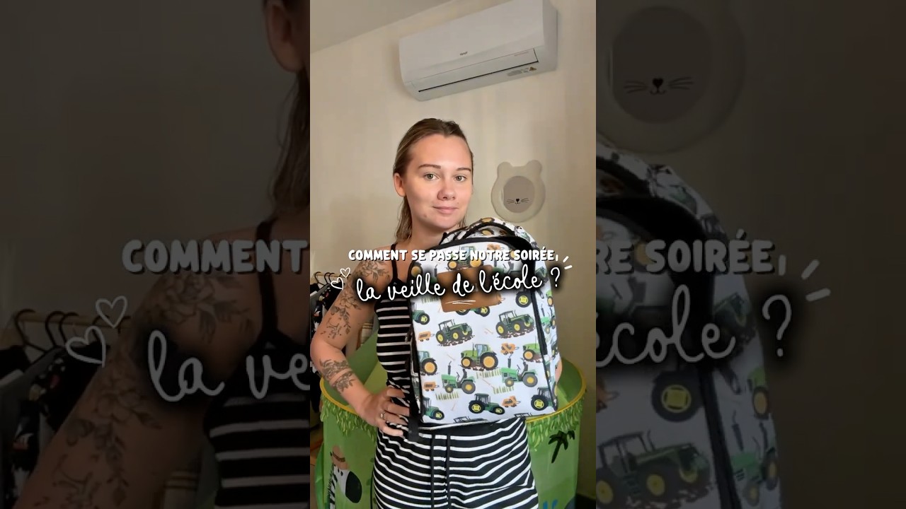 Une soir&eacute;e la veille de l&rsquo;&eacute;cole 🧒🏼#jeunemaman #maman #vlog #viedeparents #mumlife #baby