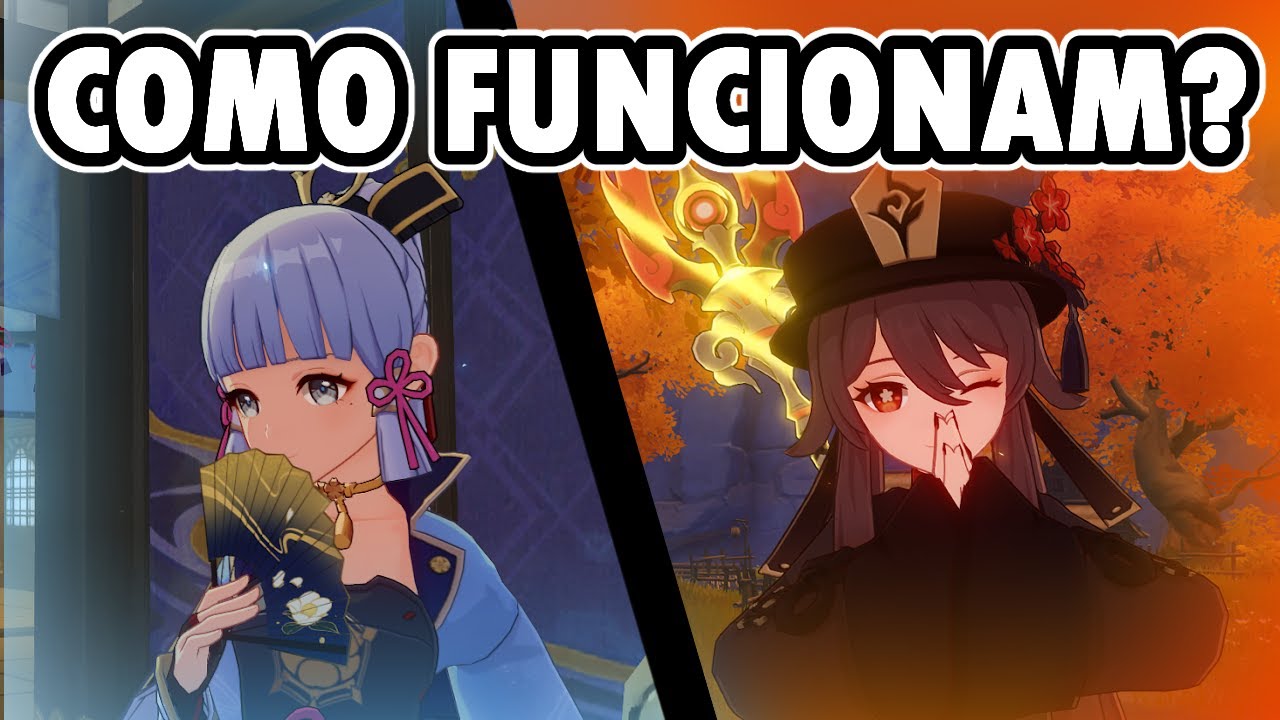 Genshin Impact - Mostrando e explicando meus times de Ayaka e Hu Tao