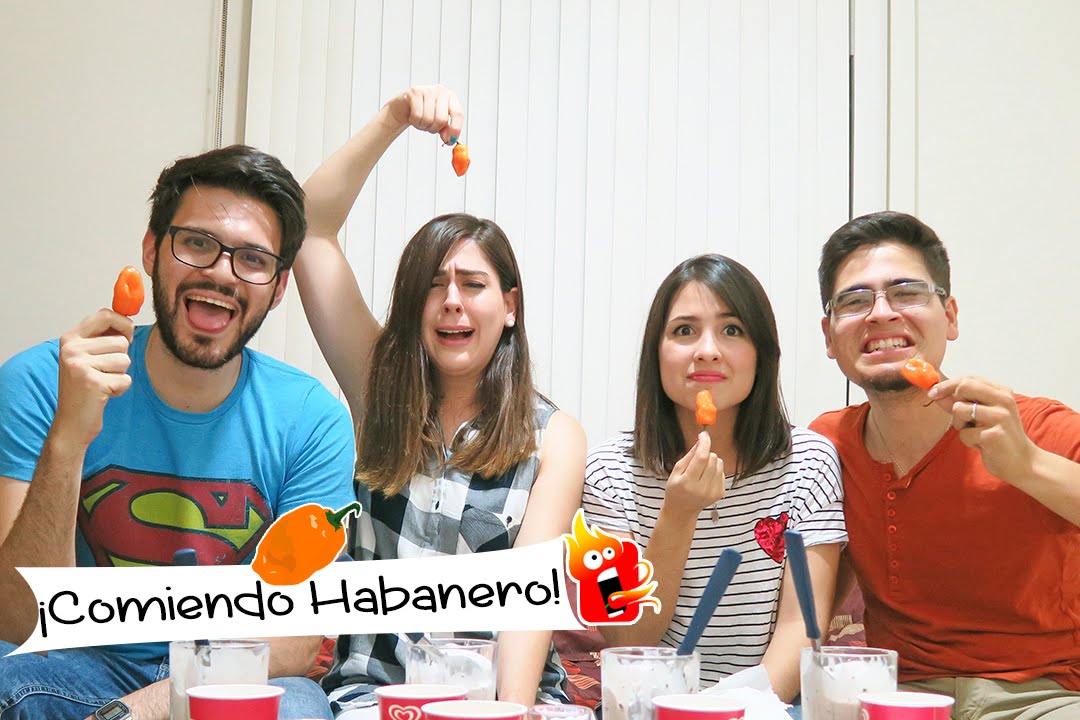 COMIENDO CHILE HABANERO | GRIS Y CHARLY