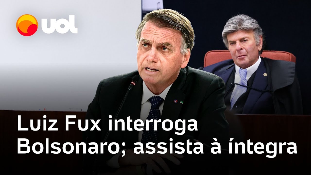 Bolsonaro no STF: veja a íntegra do interrogatório de Fux ao ex-presidente por tentativa de golpe
