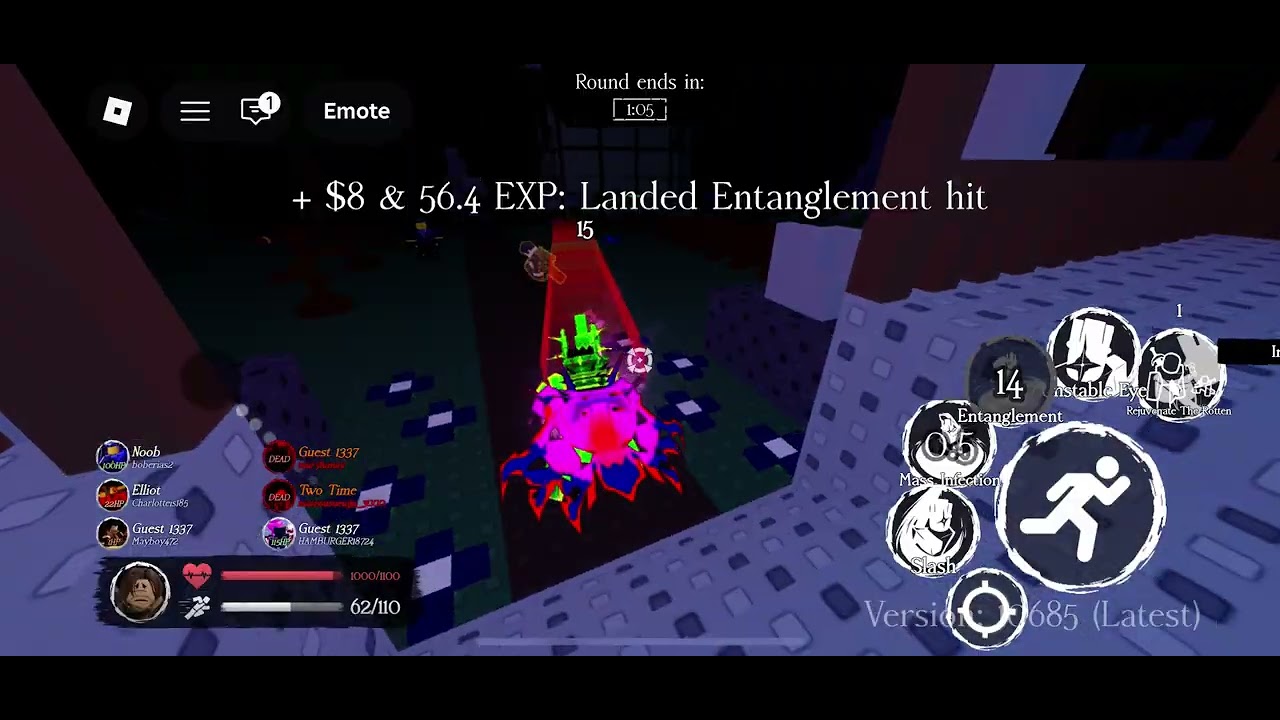 Playing as 1x4 in forsaken