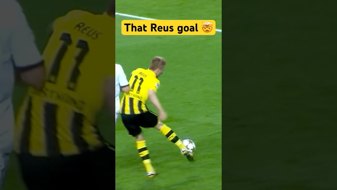 Marco Reus scoring a beauty at the Bernabeu 🤩