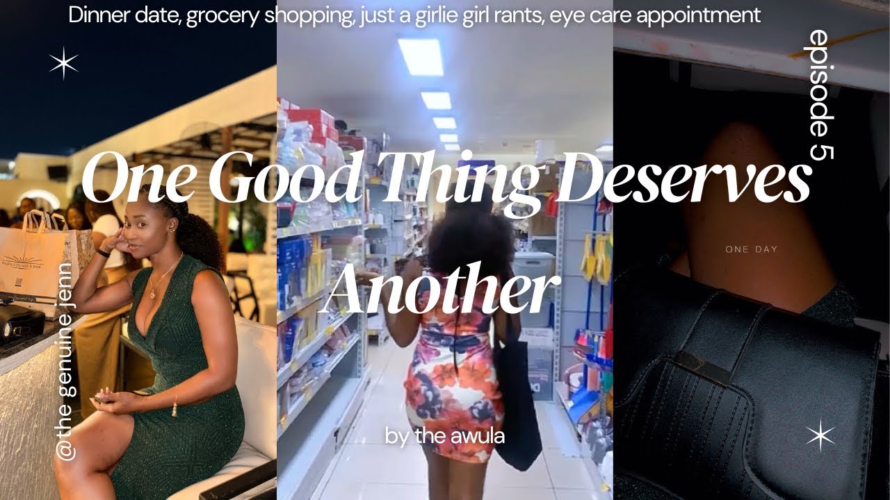 One good thing deserves another: dinner date+grocery🛍️/eyecare appointment/ quick quick midnyt snack