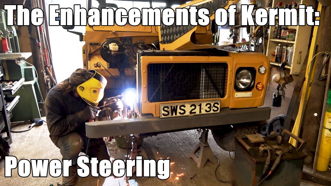 Series Land Rover Power Steering Conversion - An Enhancement of Kermit