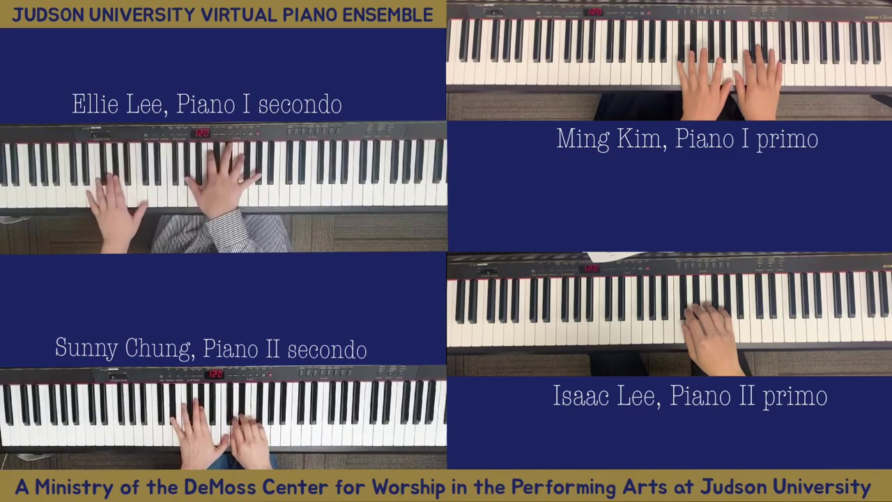 The Stars & Stripes Forever performed by Judson University's Virtual Piano Ensemble