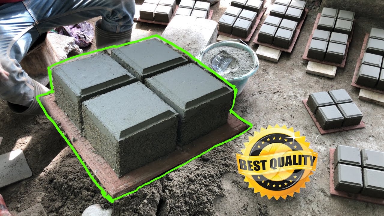 HOW TO MAKE THE BEST MANUAL PAVER BLOCK