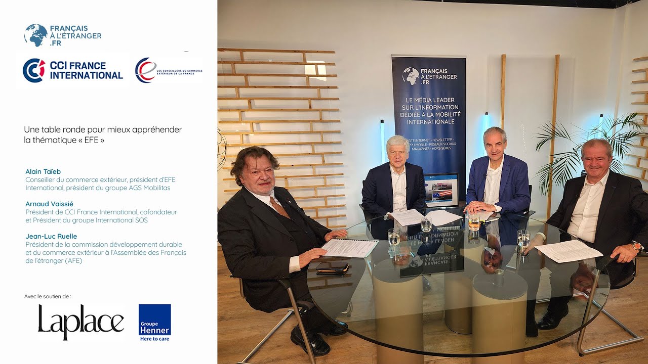 Table ronde virtuelle : les Entreprises des Français de l’étranger, un atout pour la France !