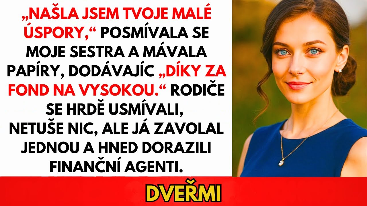 Sestra Mi Vybrala Celý Účet — Bylo Tam 11.500.000 Kč Úspor...