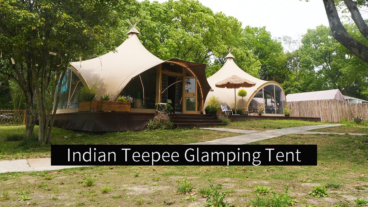 Indian Teepee Glamping Tent, Luxury Resort Tent, Outdoor Hotel Tent Supplier, MORE TENT