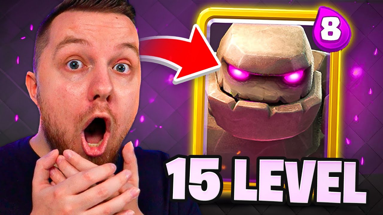 ULEPSZYŁEM GOLEMA na 15 LEVEL w Clash Royale
