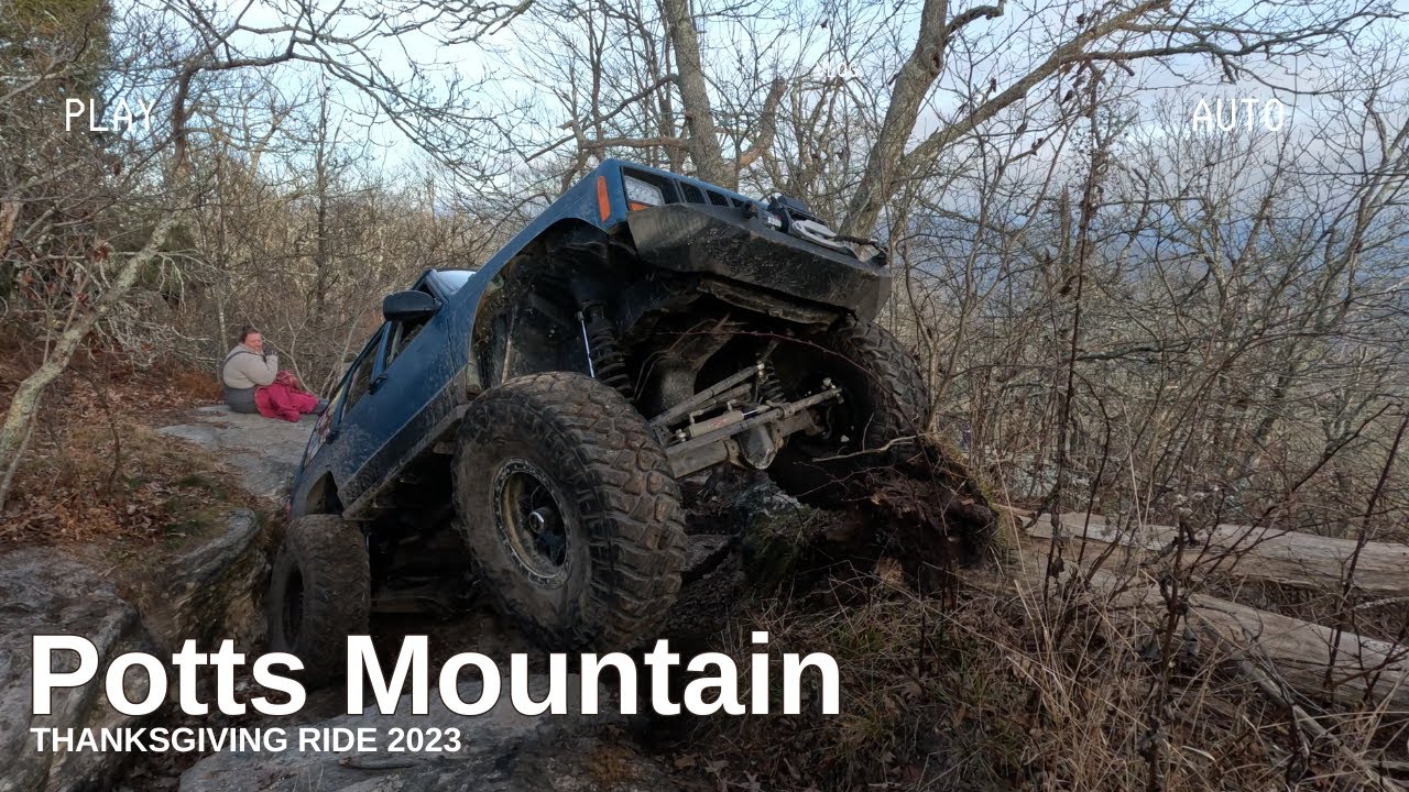 Potts Mountain Jeep Trail Thanksgiving 2023 Ride