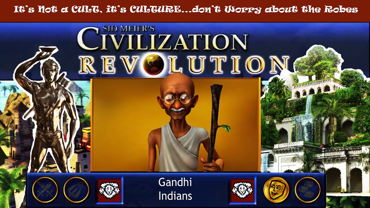 It's NOT a CULT - Indian Culture Deity Victory - Civilization Revolution Gameplay - Xbox 1
