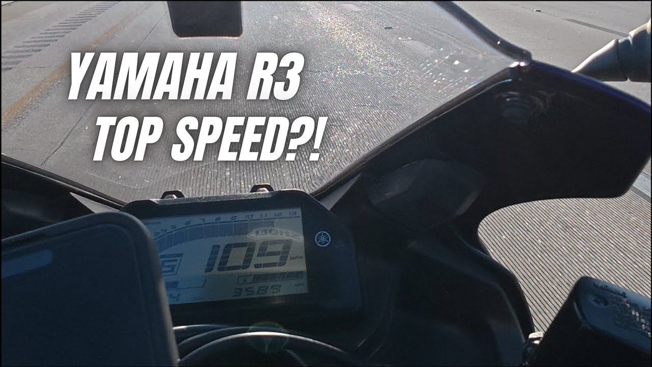 Yamaha R3 Top Speed Run Commute to Work