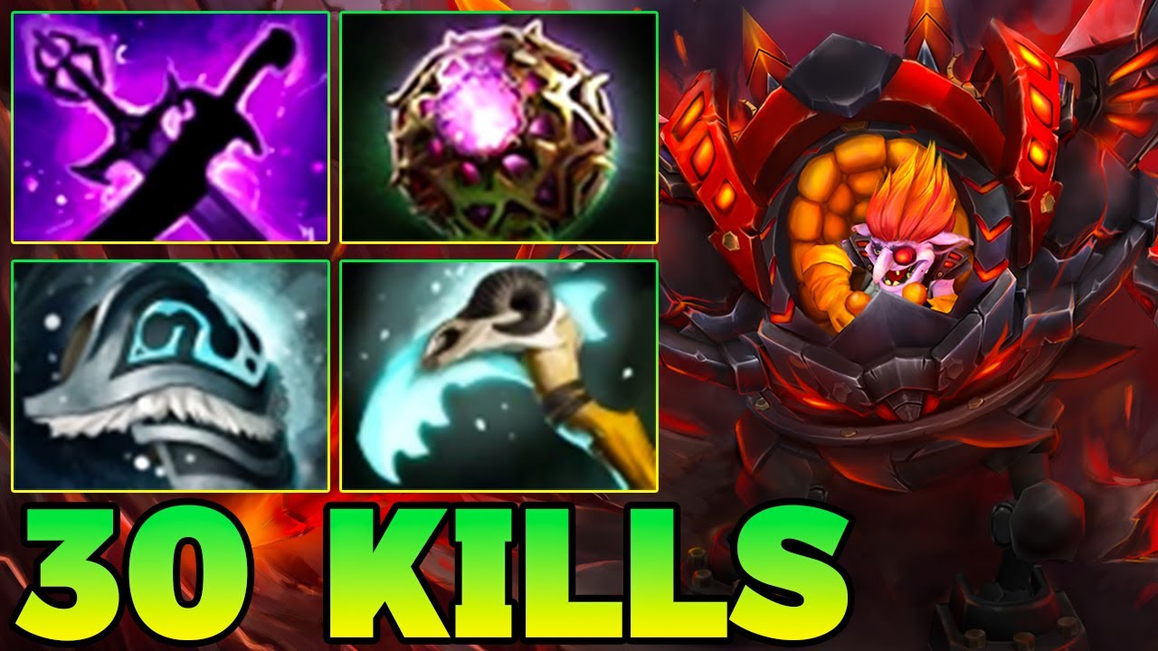7.40 30 Kills Timbersaw !! Timbersaw Dota 2 Mid Lane Guide Gameplay Carry Build 7.39